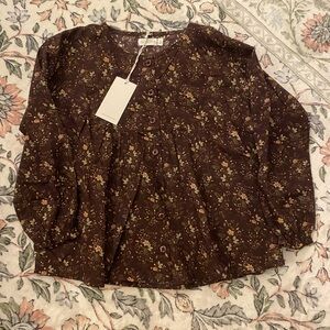 Jamie Kay floral blouse size 5y nwt